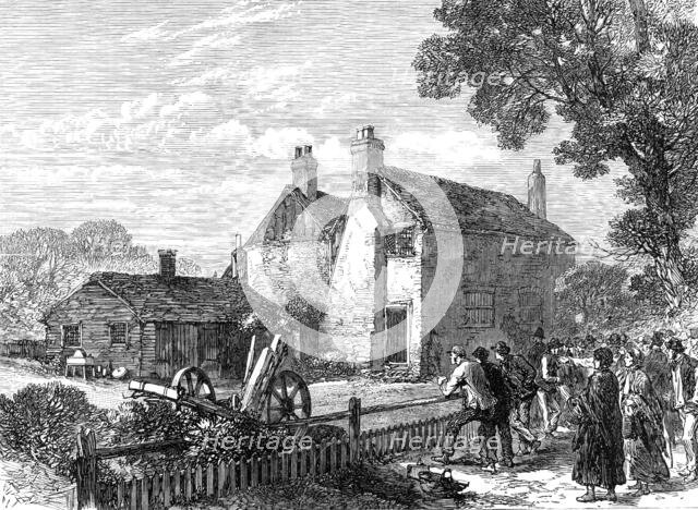 House of the family murdered at Denham, near Uxbridge, 1870. Creator: Unknown.