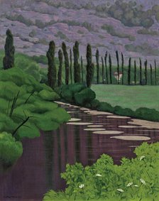 Paysage à Marcillac, 1925. Creator: Vallotton, Felix Edouard (1865-1925).