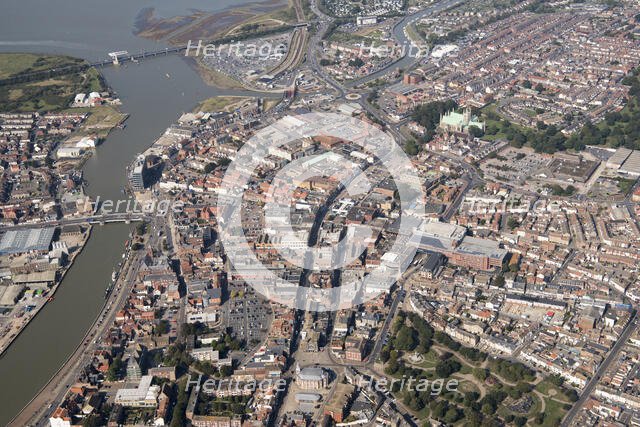 The High Street Heritage Action Zone and town centre, Great Yarmouth, Norfolk, 2020. Creator: Damian Grady.