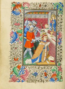 The Martyrdom of Saint Thomas Becket; Book of Hours, about 1430-1440. Creator: Fastolf Master.