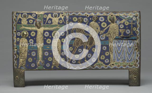 Plaque from a Chasse for Relics of Saint Thomas Becket, 1220-1225. Creator: Master G. Alpais (French); Workshop, and.