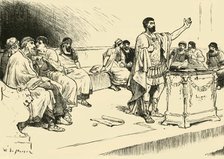 'Hannibal in the Assembly at Carthage', 1890.   Creator: Unknown.