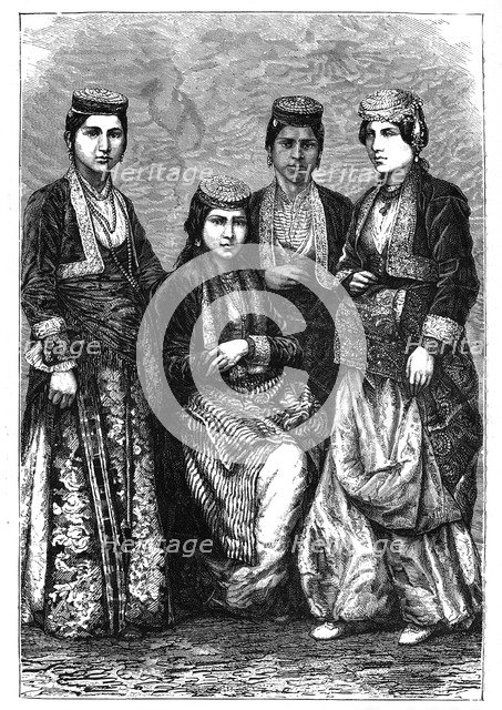 Armenian ladies, c1890. Artist: Unknown