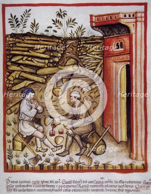 Unleavened bread, 14th century.  Creator: Unknown.