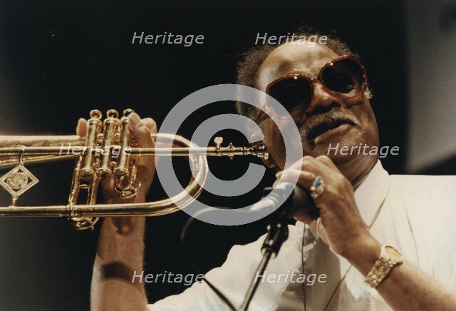 Clark Terry, North Sea Jazz Festival, Netherlands, 1992. Creator: Brian Foskett.
