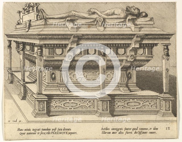 Cœnotaphiorum (18), 1563. Creators: Johannes van Doetecum I, Lucas van Doetecum.