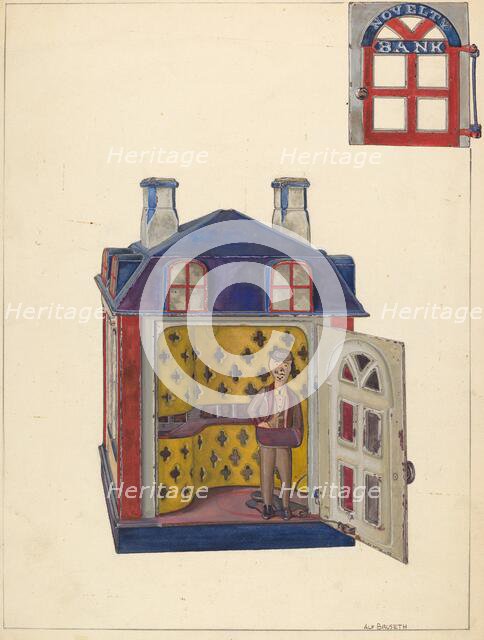 Novelty Bank, c. 1937. Creator: Alf Bruseth.