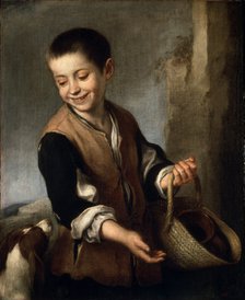'Boy with a Dog', c1650-c1660. Artist: Bartolomé Esteban Murillo 