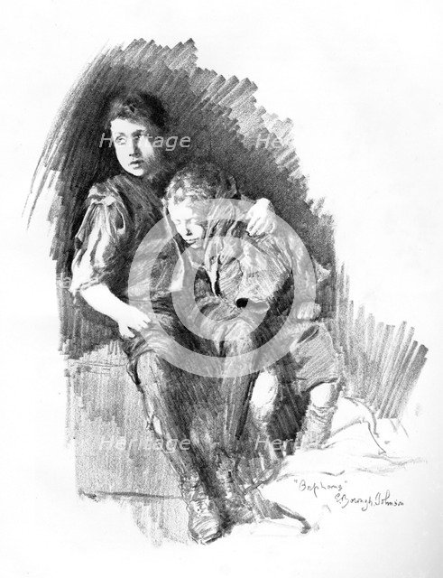 'Orphans', 1898. Artist: E Borough Johnson