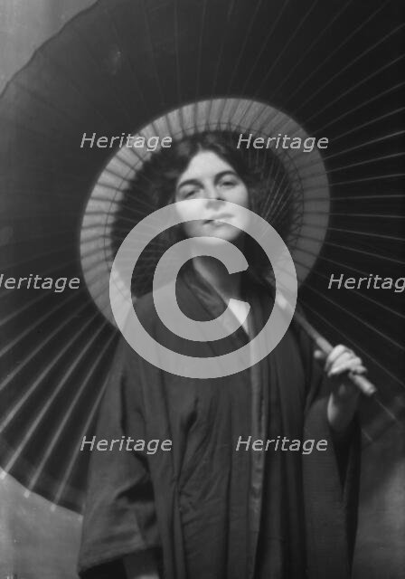 Coleman, C., Miss, portrait photograph, 1915 Feb. 26. Creator: Arnold Genthe.