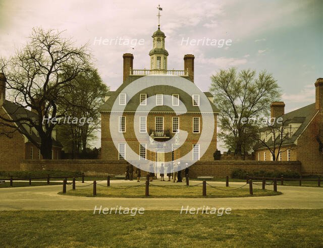The Governor's Palace, Williamsburg, Va., 1943. Creator: Howard Hollem.