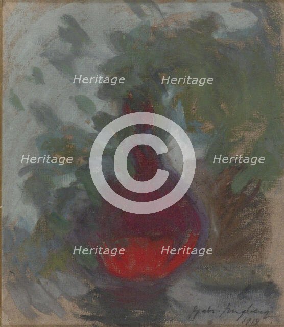Red vase, 1918. Creator: Gabriel Engberg.