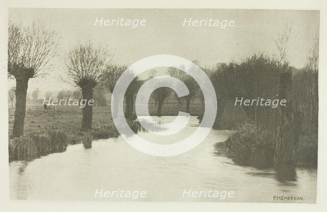 Mouth of the River Ash, 1880s. Creator: Peter Henry Emerson.