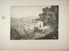 View of a Convent on the Site of the House of Horace, c. 1817. Creator: Claude Thiénon.