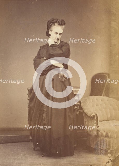 Sèriè à la Ristori, 1860s. Creator: Pierre-Louis Pierson.