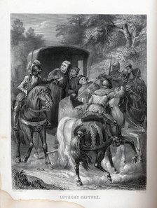 Luther's Capture, 1882. Artist: Schweissinger, G. (active End of 19th cen.)
