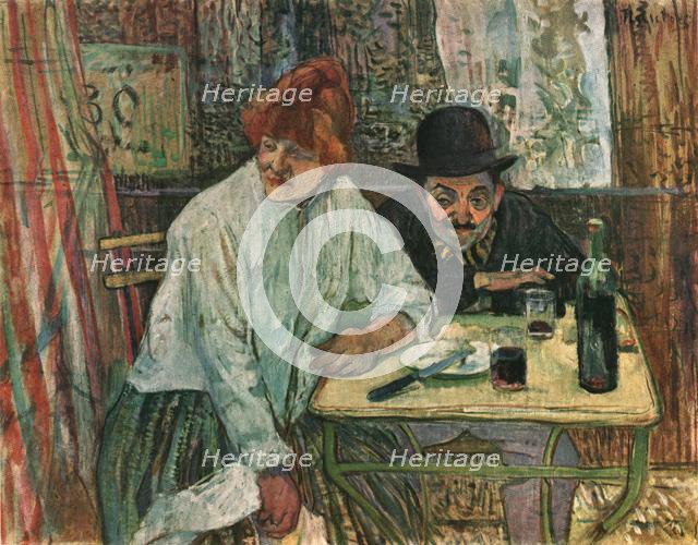 'At the Café La Mie', c1891, (1952).  Creator: Henri de Toulouse-Lautrec.