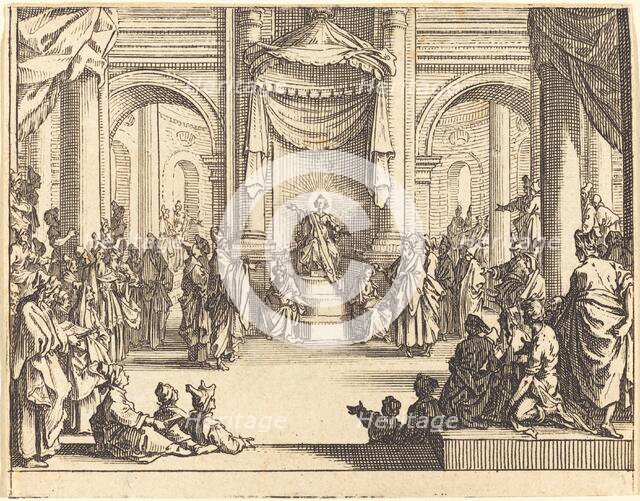 Christ Disputing with the Doctors, 1635. Creator: Jacques Callot.