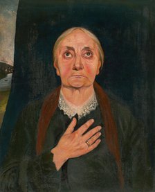 Old Woman at Prayer, 1900. Creator: Csontvary Kosztka Tivada.