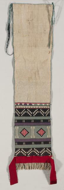 "Hopi Brocade" style Dance Sash, c. 1880-1900. Creator: Unknown.