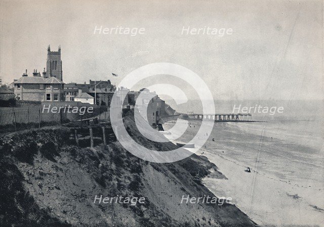 'Cromer - Showing the Church on the Cliffs', 1895. Artist: Unknown.