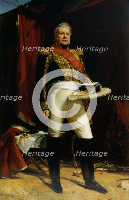 Portrait of Nicolas-Joseph, marquis Maison (1771-1840), Marshal of France, 1830. Creator: Cogniet, Léon (1794-1880).