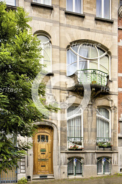 12 Avenue Jef Lambeaux, Brussels, Belgium, (1898), c2014-c2017. Artist: Alan John Ainsworth.