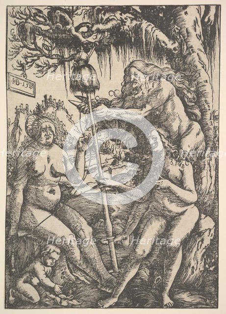 The Three Fates: Lachesis, Atropos and Klotho, 1513. Creator: Hans Baldung.
