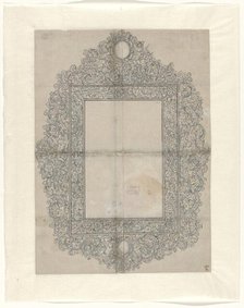 Design for a sculpted frame, c.1680-c.1700. Creator: Anon.