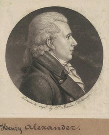 Henry Alexander, 1803/1806. Creator: Charles Balthazar Julien Févret de Saint-Mémin.