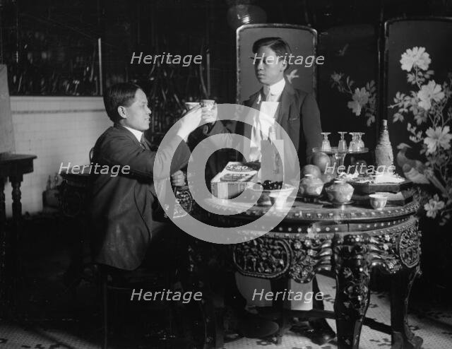 New Years Greeting, Chinatown 1912, 1912. Creator: Bain News Service.