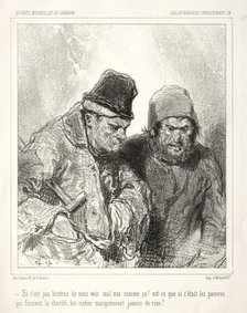 Baliverneries Parisiennes. Creator: Paul Gavarni (French, 1804-1866).