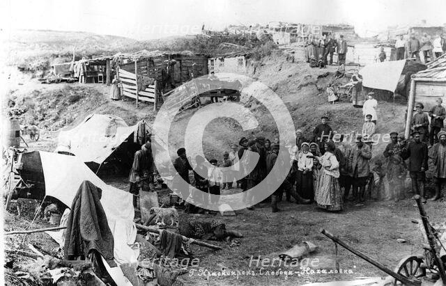 Nakhalovka Sloboda in Krasnoyarsk, 1896. Creator: Unknown.