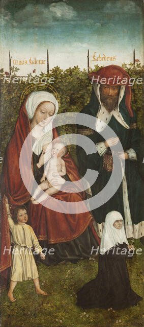 The Family of Saint Anne (Triptych, left panel), ca 1500-1510. Creator: Master of the Family of Saint Anne (active ca 1500-1510).