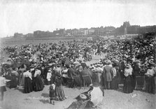 The Sands, Margate, Kent, 1890-1910. Artist: Unknown