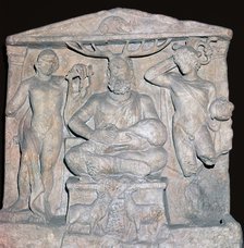 Relief showing the Celtic god Cernunnos. Artist: Unknown