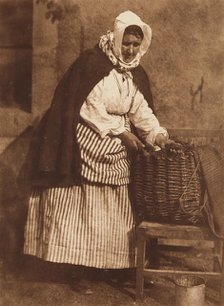 Mrs. Barbara (Johnstone) Flucker, between 1843 and 1847. Creators: David Octavius Hill, Robert Adamson, Hill & Adamson.