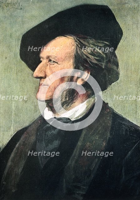 Richard Wagner (1813-1883), German composer, conductor, and essayist, late 19th century. Artist: Franz von Lenbach