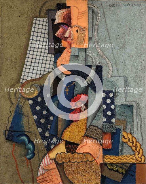 Peasant woman at market , 1922.