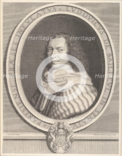 Louis-Dominique de Bailleul, 1660. Creator: Robert Nanteuil.