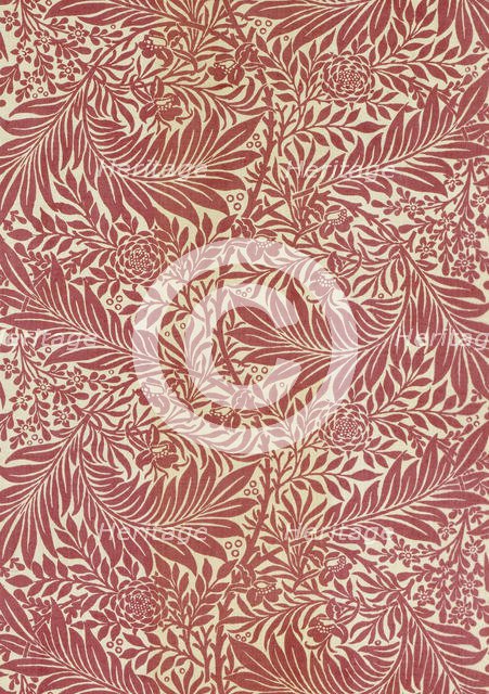 Decorative fabric, 1884. Creator: Morris, William, Morris Tapestry Works (1834-1896).