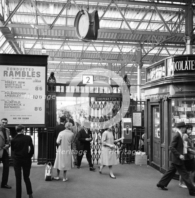 Waterloo Station, London, 1962-1964. Artist: John Gay