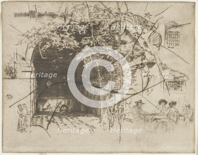 The Traghetto, No. 2, 1879-1880. Creator: James Abbott McNeill Whistler.