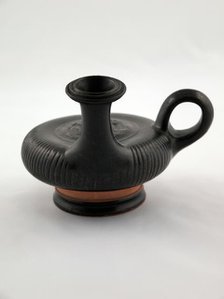 Guttus (Pouring Vessel), 330-300 BCE. Creator: Unknown.