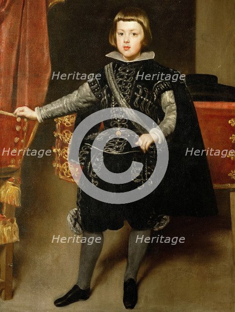 Portrait of Infant Balthasar Charles (1629-1646).