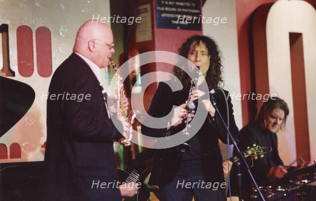 John Altman and Julian Marc Stringle, NJA Benefit, 100 Club Oxford Street, London, 2008. Creator: Brian Foskett.