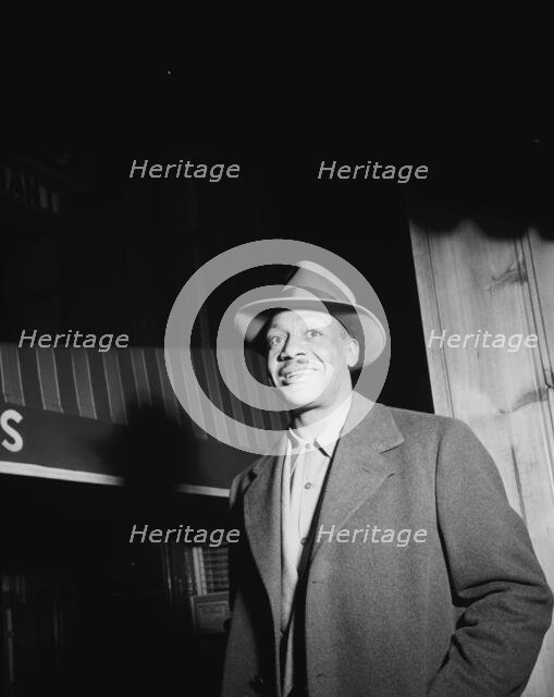 Portrait of Tiny Grimes, New York, N.Y.(?), ca. Jan. 1947. Creator: William Paul Gottlieb.