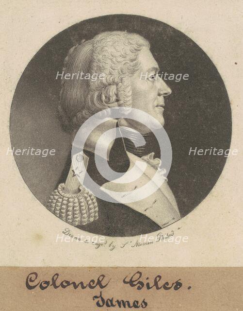 James Giles, 1799. Creator: Charles Balthazar Julien Févret de Saint-Mémin.