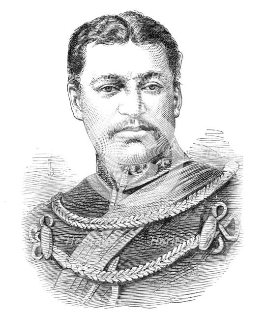 Brevet-Major W. J. Vousden, V.C., 1881. Creator: Unknown.