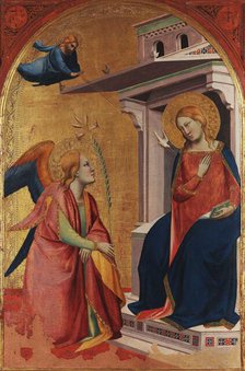 The Annunciation, 1345-1350. Creator: Gaddi, Taddeo (ca 1290-1366).